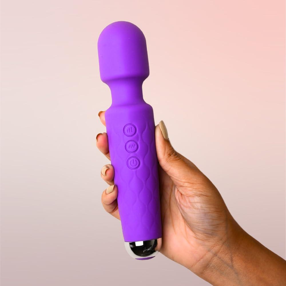 Beyond Touch Beyond Touch Mini Magic Full Body Massager for Stress & Pain Relief | Compact & Waterproof | 5 Speed Modes | Relaxation | Travel & Skin Friendly | Stress & Pain Relief - Multicolor