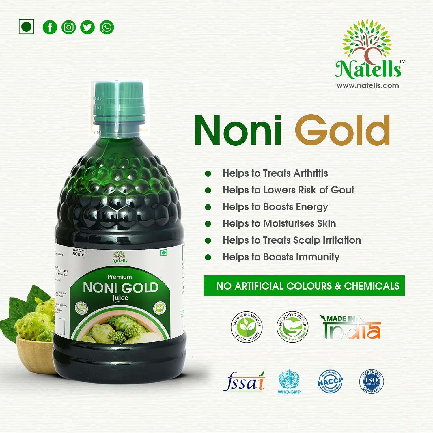 Natells Healthcare Natells Healthcare Noni Juice 500ml. Sugar Free (Help in Treats Arthritis)