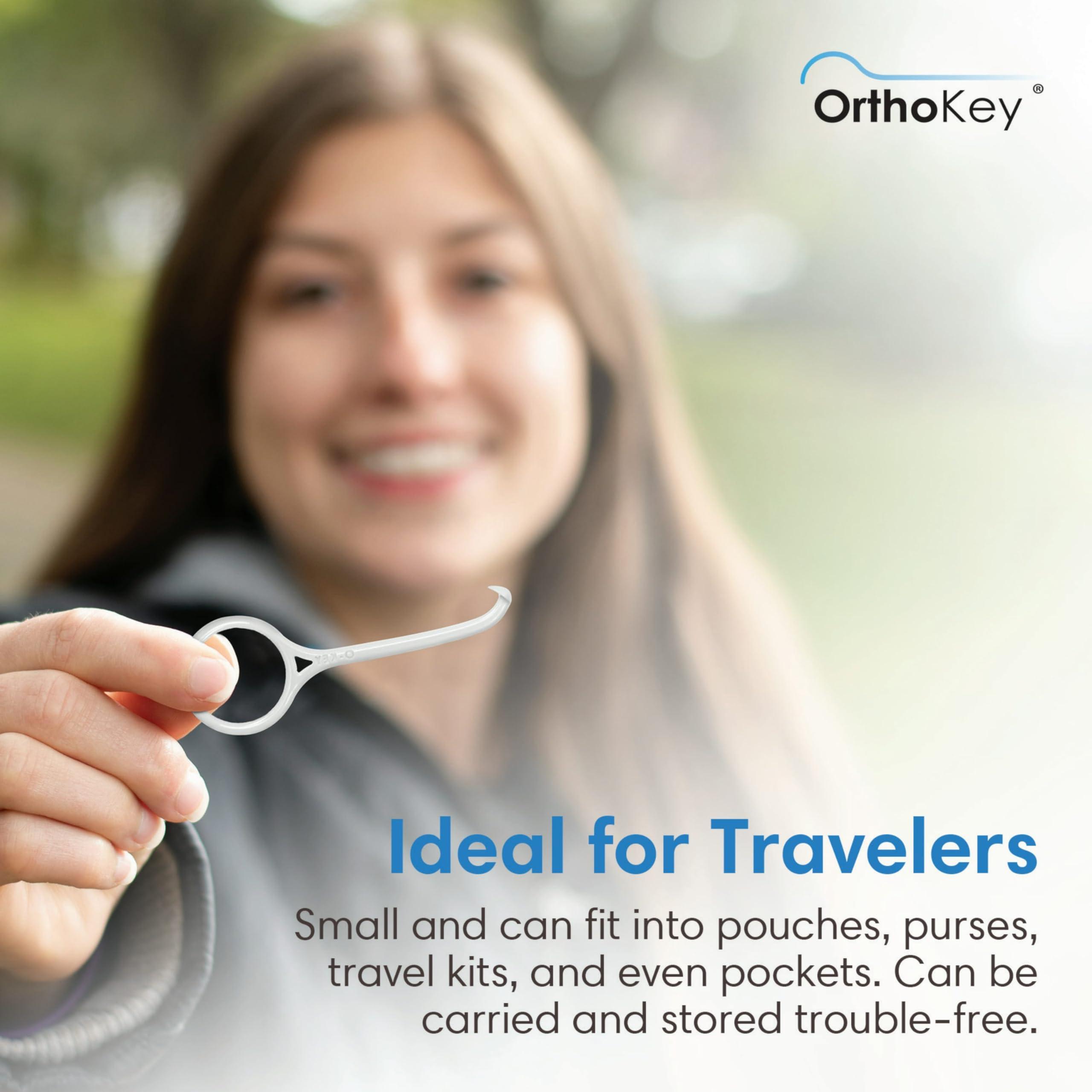 OrthoKey Clear Aligner Removal Tool by ORTHOKEY - Invisible Removable Braces - QTY 4 White