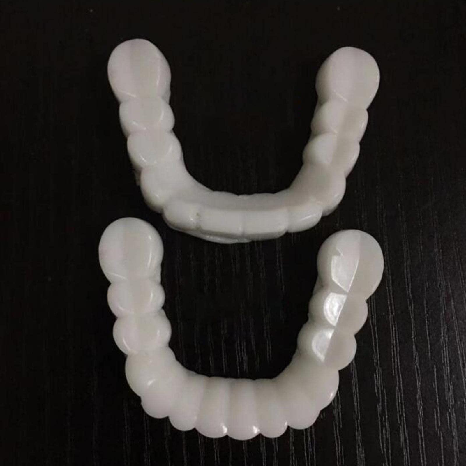 T.O.G. T.O.G. Resin Teeth Veneers Comfortable Dentures Tooth Cover Removable Reusable Upper Lower Cover