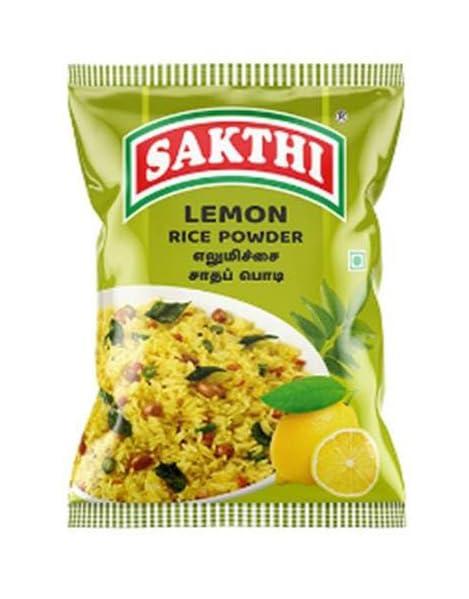SAKTHI SAKTHI 50g Puliyogare Rice Powder (Pack of 4) + Lemon Rice Powder (Pack of 4) | 100% Vegetarian Instant Rice Mix for Rice Preparation | Premium Spices Blend Rice Powder | South Indian Flavoured Ready Mix-Value Pack