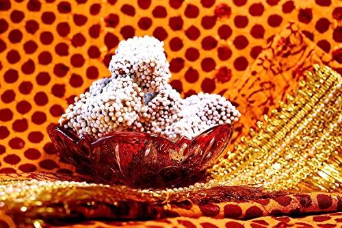 Miho Fresh Mihofresh Uttarakhand Famous Bal Mithai| Famous Indian Sweets Box | Uttarakhand Sweet Made with Pure Desi Ghee,Khoya & Sugar Balls | (600G | Pack of 2 x 300Gm)