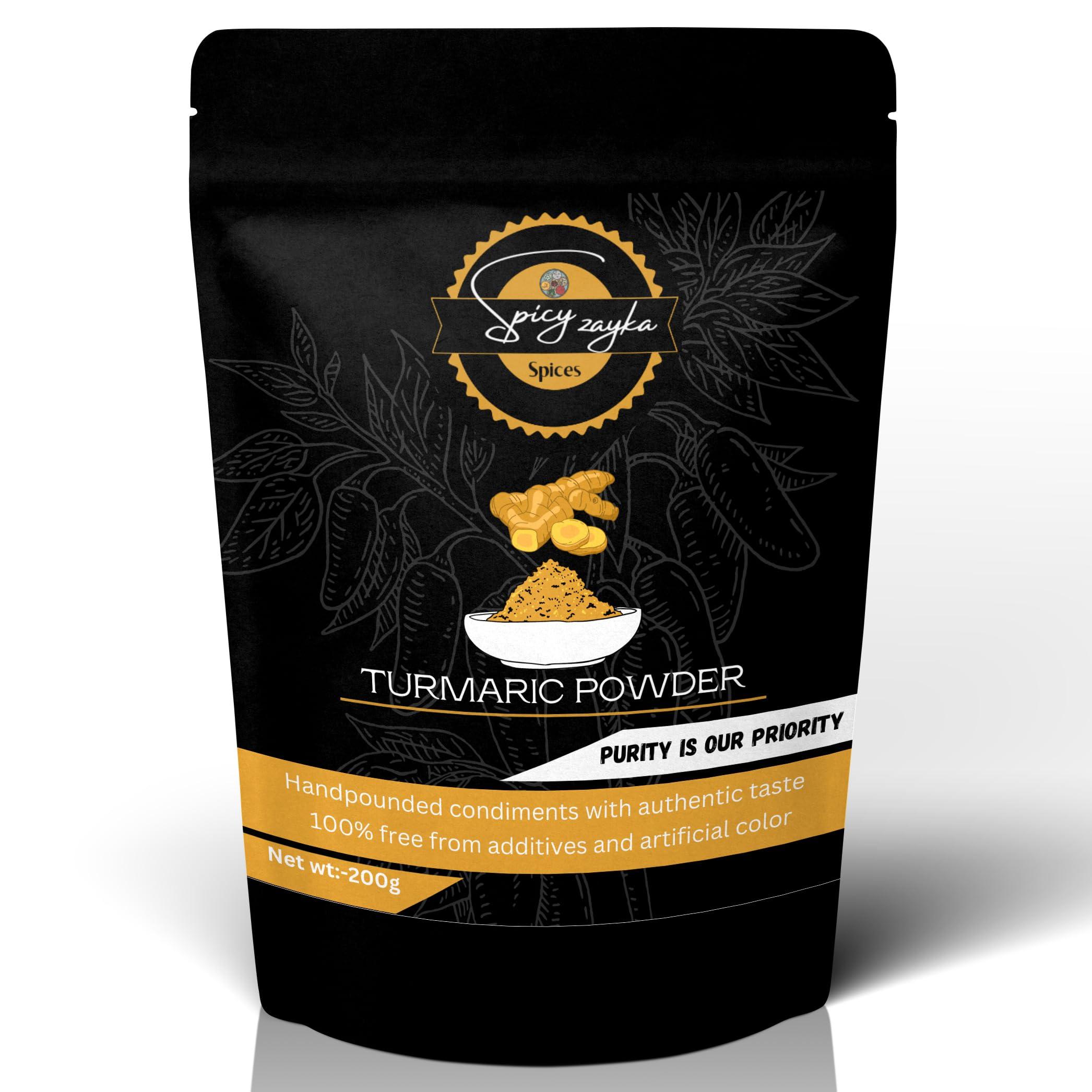 Spicy Zayka Spicy Zayka : Pure Organic Turmeric Powder | Haldi from Salem (1kg)