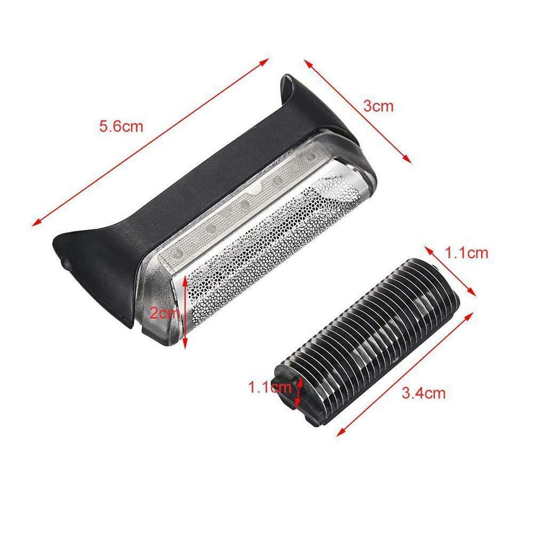 Ketofa Ketofa 10B Replacement Foil & Cutter For Compatible With Bra-Un Cruzer, 10B/20B 1000/2000 Series Shaver Head Set Replacement Part Compatible With 190 1735 1775 5728 5729 170S