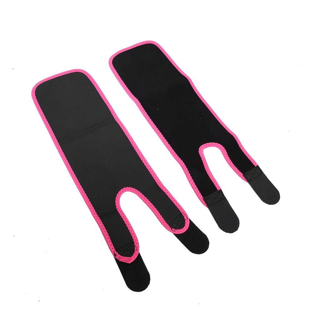 ZJchao ZJchao Arm Trimmers Pair Weight Loss Slimmer Wraps, Men & Women Weight Loss Upper Arm Shaper Neoprene Gym Exercise Compression Bands Fast Fat Burning (red)