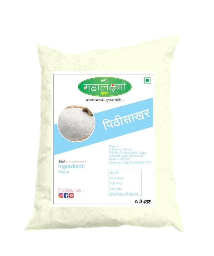 RENUKA SUPERMARKET SHREE MAHALAXMI FOODS Pithi Sakhar Loose Sugar Powder (500 gm) (Pithi Sakhar_Pack of 2)