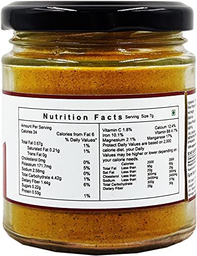 Farm Naturelle Farm Naturelle-Pure Himalayan Mountain Turmeric (Curcumin) with Black Pepper (Peperine) Powder -100 gms