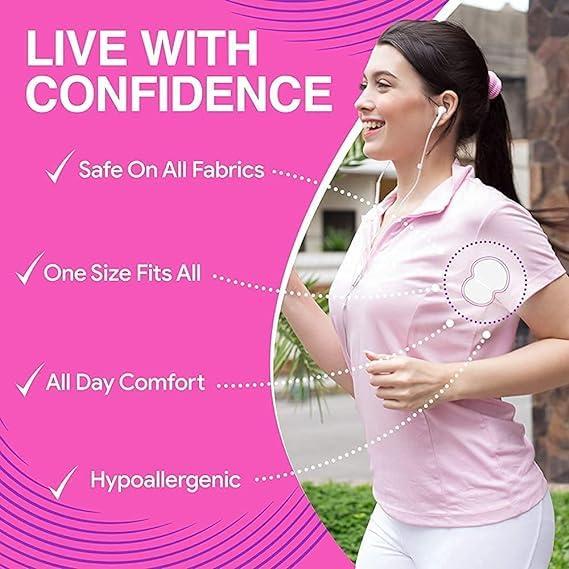 BANIRA BANIRA Underarm Sweat Pads - Disposable Armpit Sweat Pad To Fight Excessive Sweating For Women And Men - Non Visible Dress Shields (10) Sweat Pads