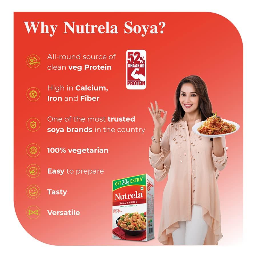 NUTRELA NUTRELA SOYA - Chunks, 200 Gram Pack