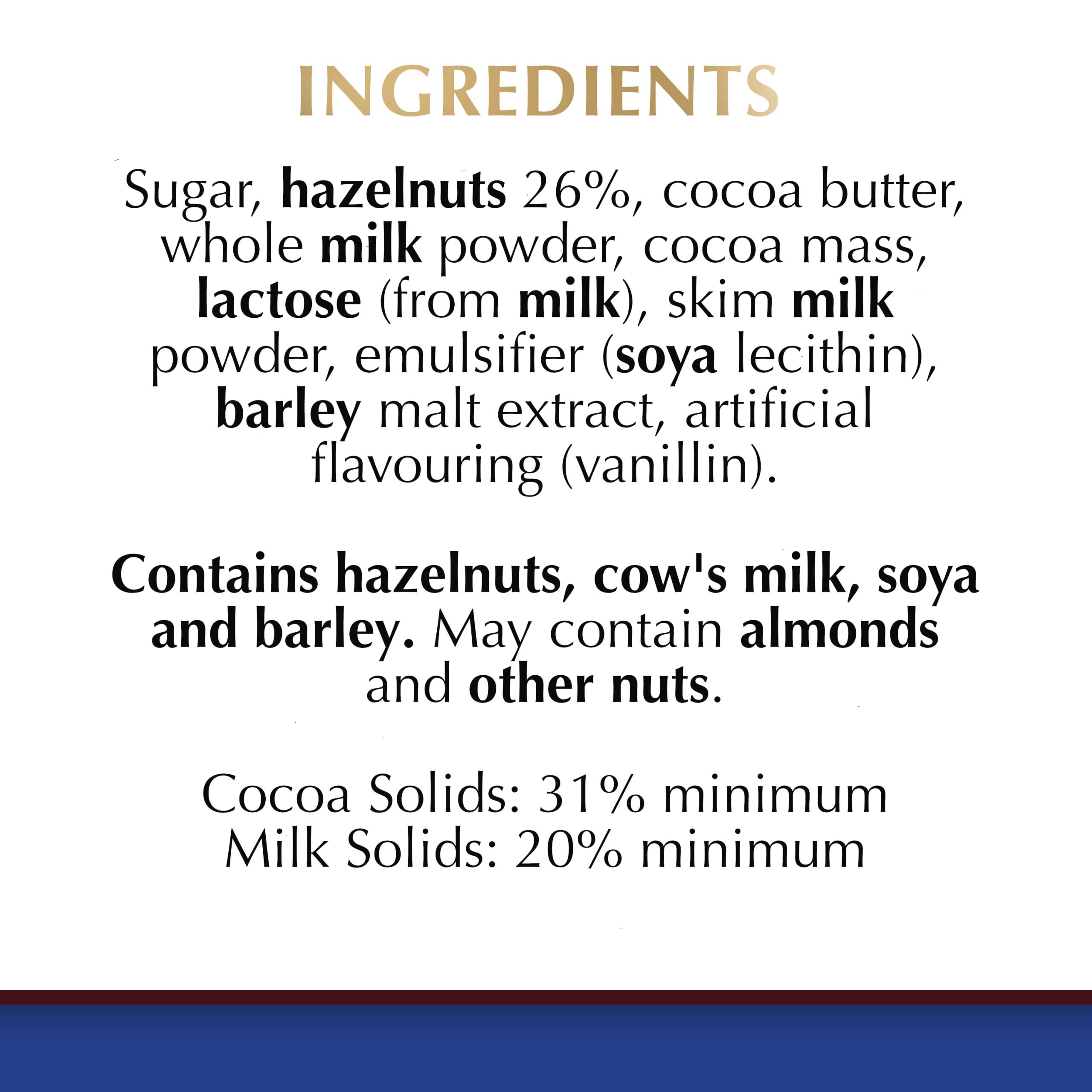 Lindt LINDT SWISS CLASSIC Milk Chocolate Hazelnut 100g (Pack of 2)