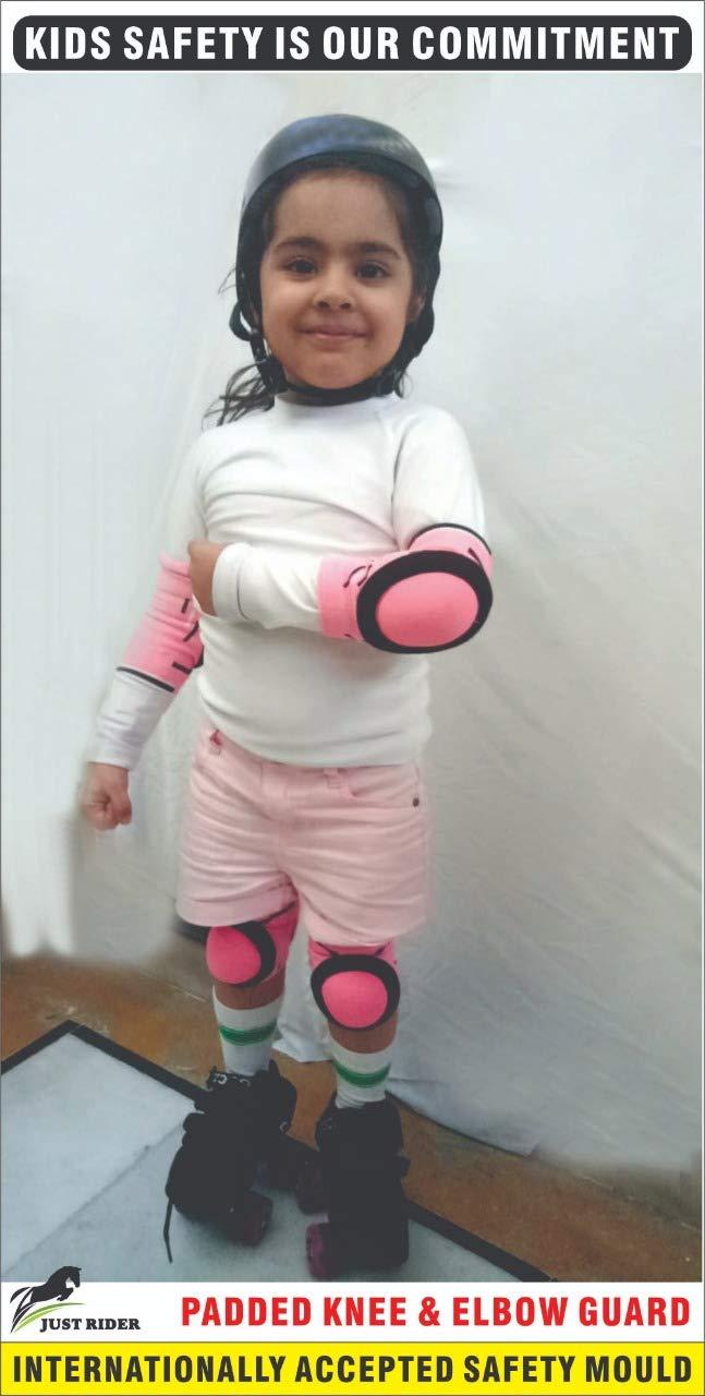 JUST RIDER JUST RIDER Skating kit for Kids (Pink, Small- 5-10 Year)