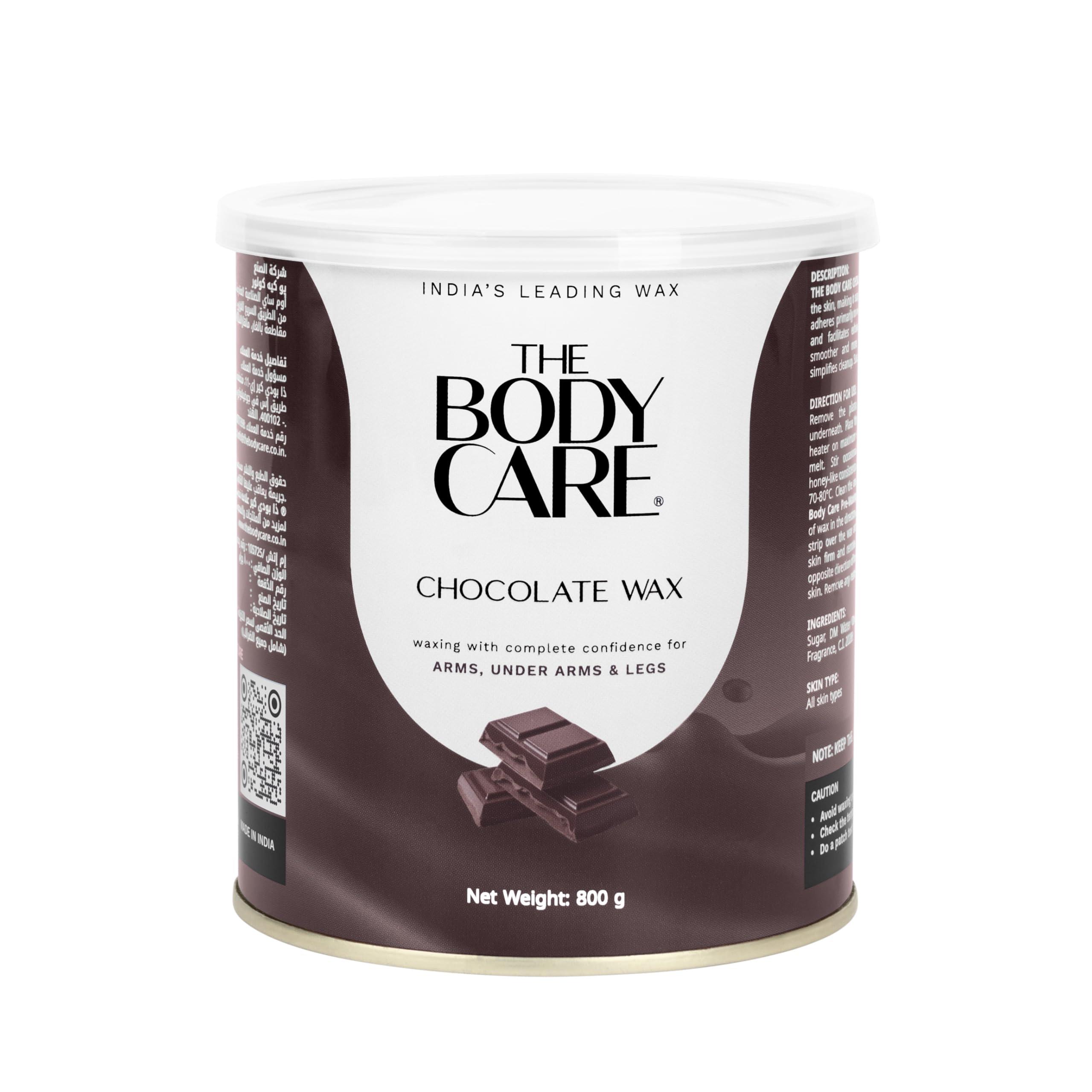 BODYCARE The Body Care Chocolate Wax - 600g & Pearl Shine Wax - 700g | Combo Pack | Rich and Luminous Hair Removal