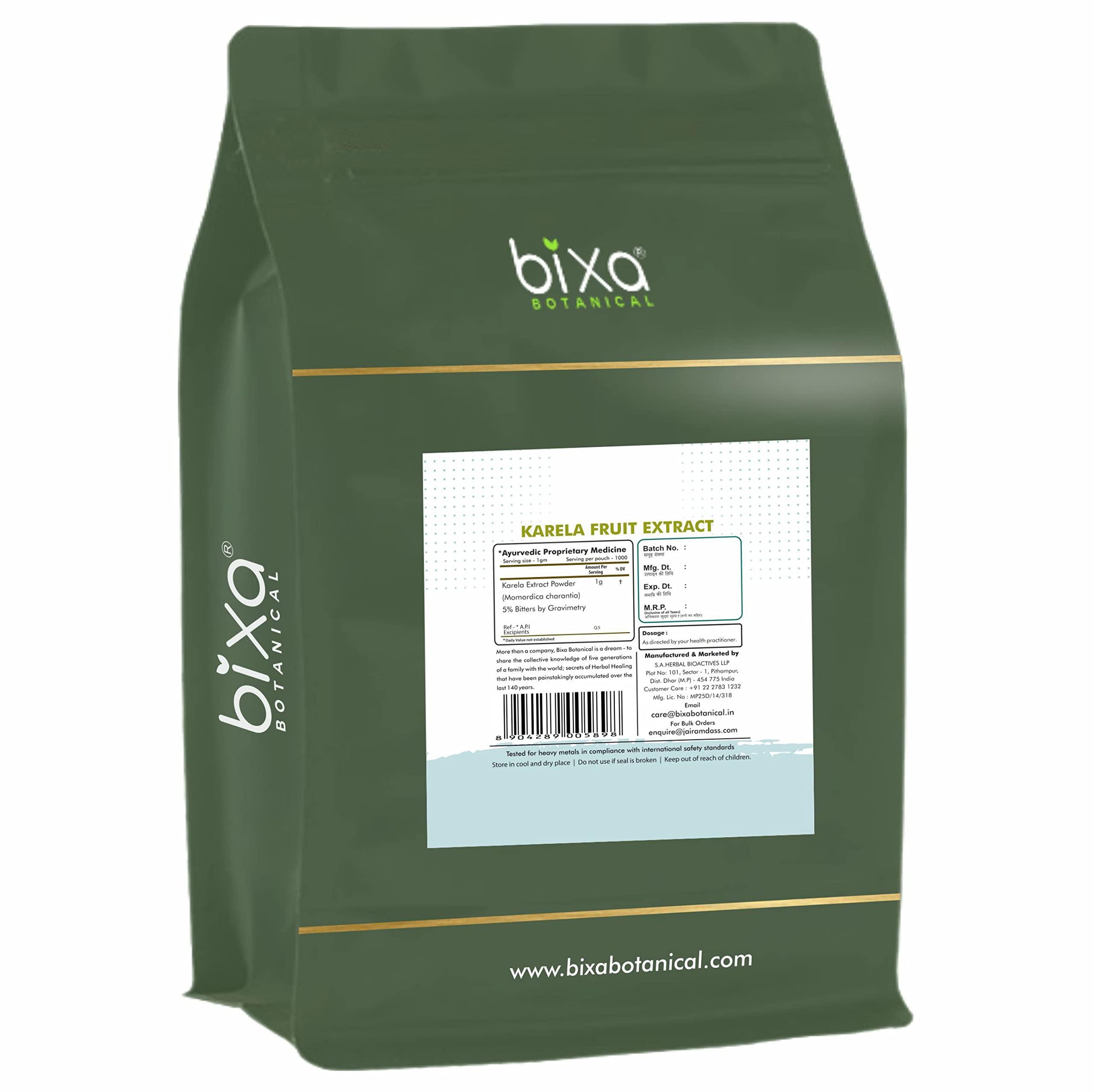 Bixa Botanical Karela/Bitter Melon (Momordica charantia) dry Extract - 5% Bitters by Gravimetry 1 Kg