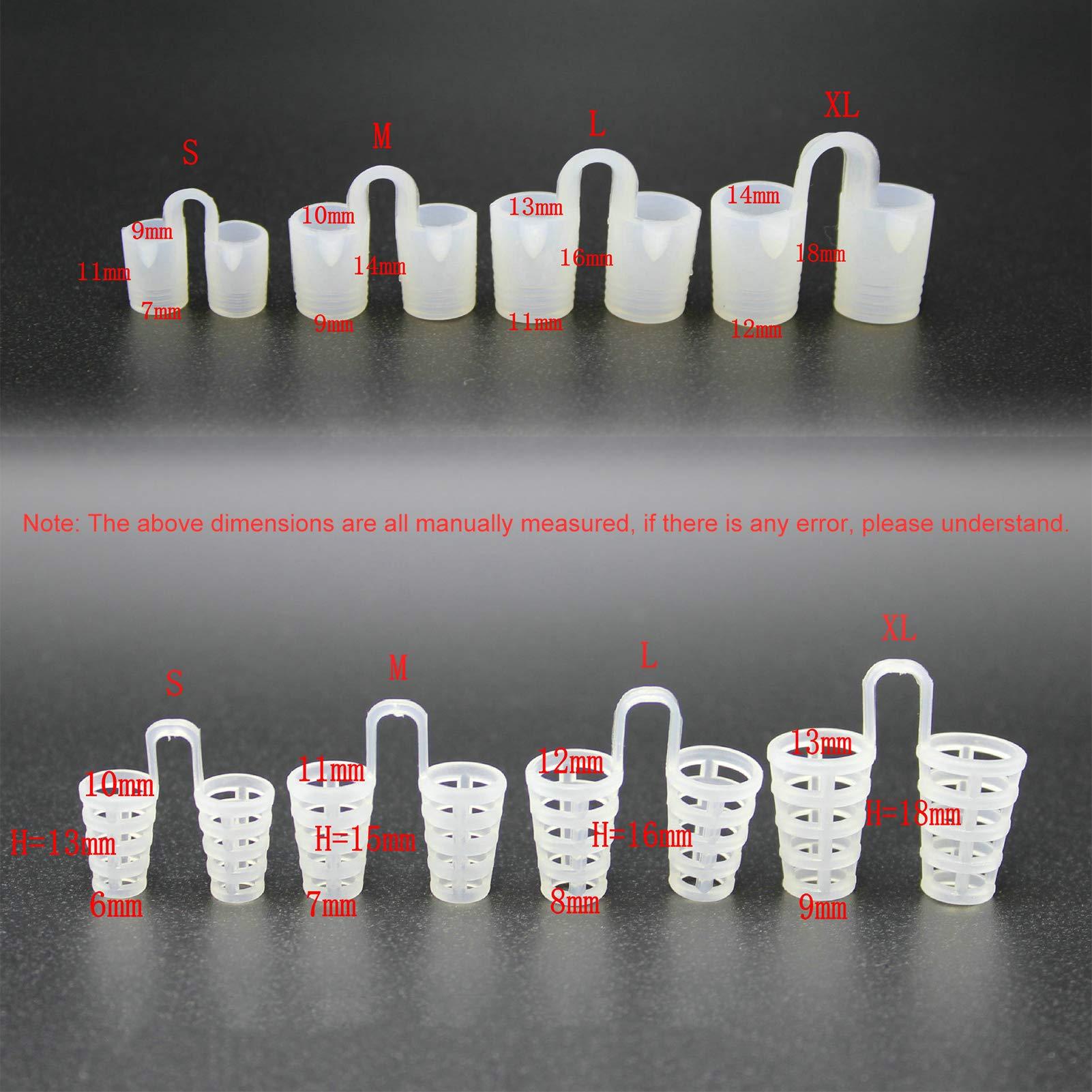 Honeytecs Honeytecs 8PCS-Snore Nasal Dilators SetSnoring Solution Devices Stop Snoring Sleep Aid to Ease Nighttime Breathing for Men Women