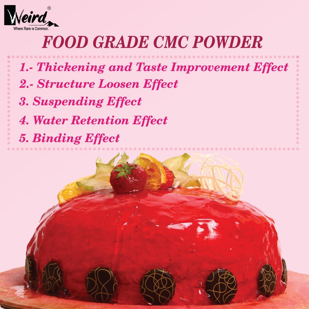 Weird Road CMC Powder for Ice Cream | Carboxymethyl Cellulose Powder for Soft | Smooth | Creamy Ice Cream (Kulfi) (900GM)