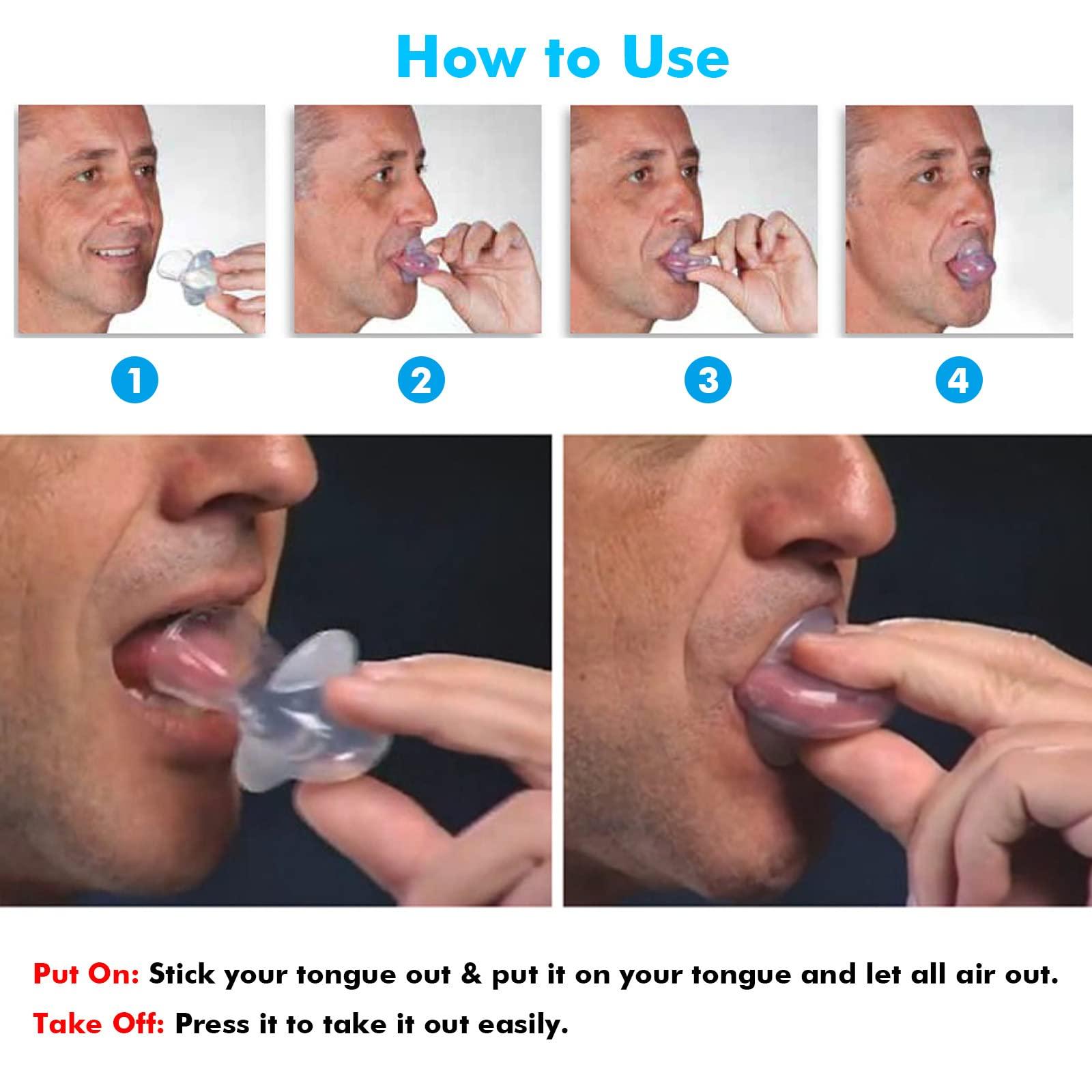 3nh 3NH Anti-snoring Device Anti-snoring Device Silicone Tongue Cover for Mouth Anti Snoring Solution for Better Nighttime Sleeping Sleep aid Device snoring Solution