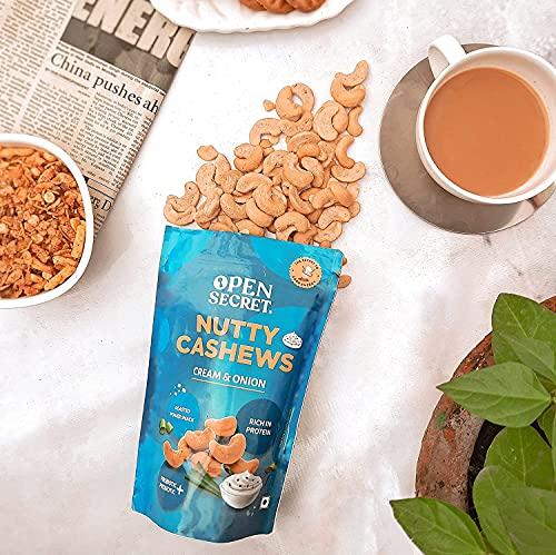 Open Secret Open Secret Sankranti Gifts| 3 Nutty Chips with 4 Mini Packs of Dry Fruits & Nuts | New year/Lohri/Makar/Pongal healthy Gift Items for kids, friends, family & colleagues