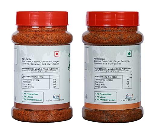 SOYAAS SOYAAS Homemade PRAWN Chutney Powder 200G+Coconut Chutney Powder 200G_Combo
