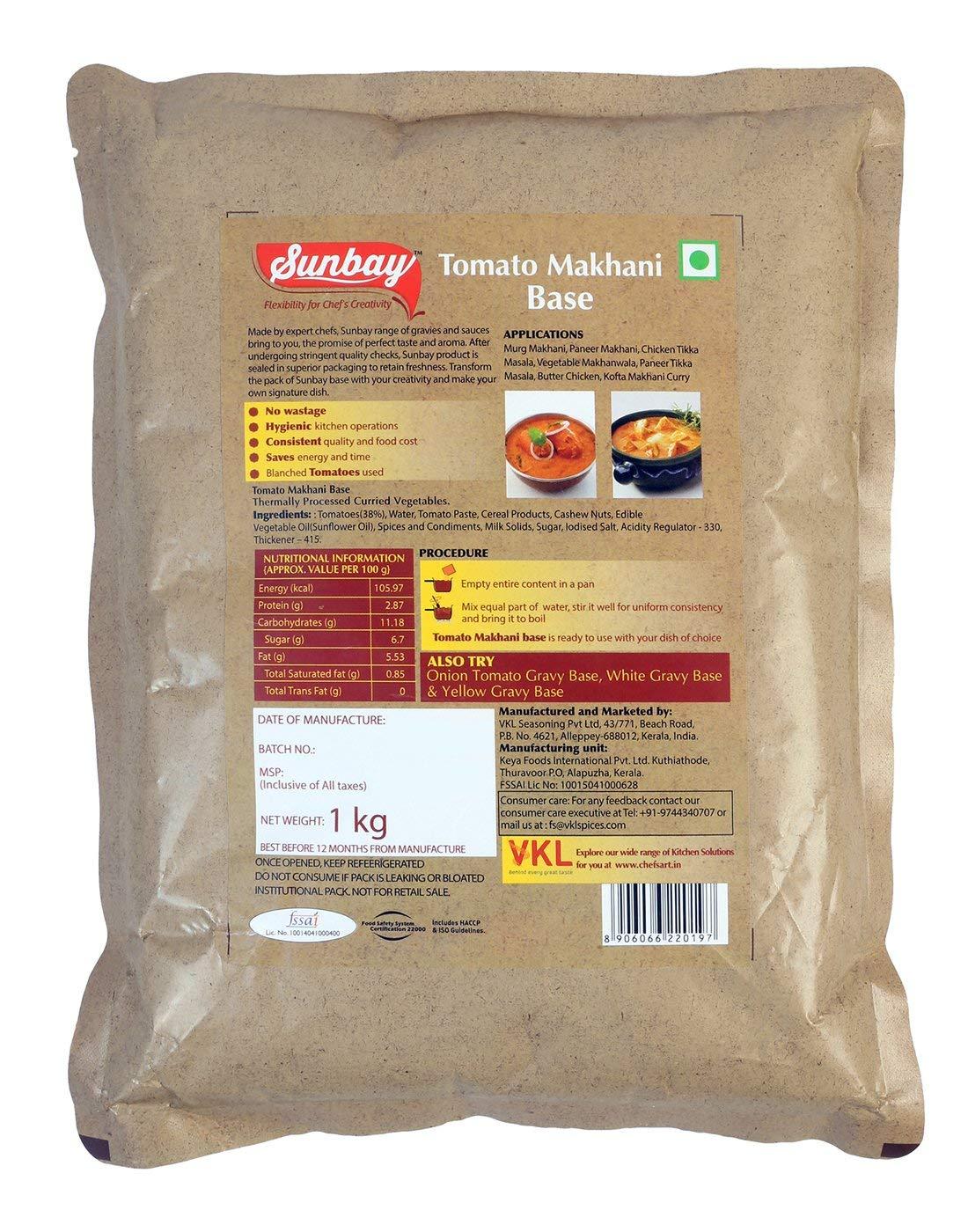 food service india Sunbay Readymade Gravy Base (Tomato Makhni)