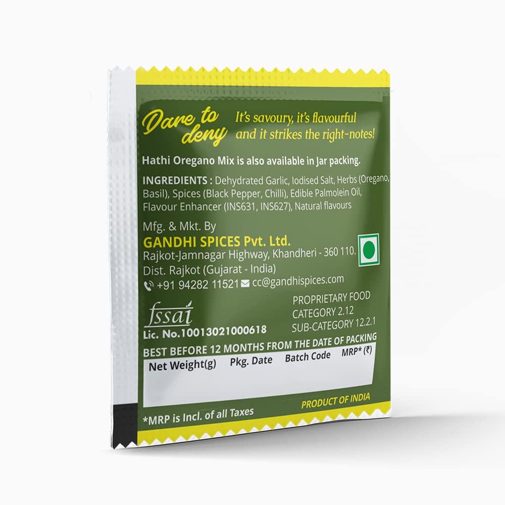 Hathi Masala HATHI Oregano Seasoning Sachet 150 pieces (Pizza Seasoning, Sandwich)