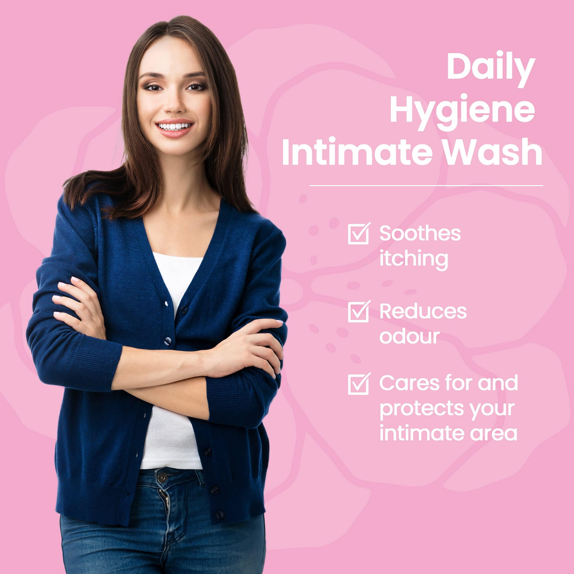 Ultra Health care Intimate wash for women |clean ,dry And hygeine wash | Helps to maintain Ph Balance |Prevents Odour & Infections, Safe During Pregnancy-120ML