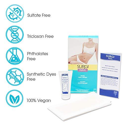 Surgiwax Surgi-Care Surgi-Wax Wax Honey Body Wax Strips
