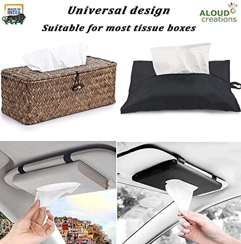 ALOUD CREATIONS ALOUD CREATIONS Facial Tissue Refill Pack | Car Tissue Refill | Disposable Facial Tissues | Travel Size Pack for Car & Purse | 2 Ply | 100 Pulls in Each Packet | Pack of 24 | Total 2400 Pulls