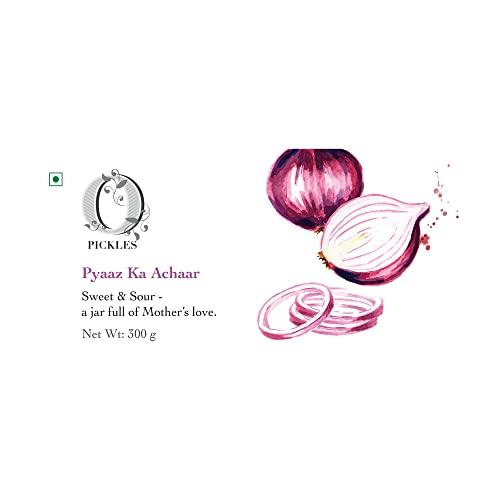 OPICKLES Opickles Homemade Pyaaz ka Achaar | Handmade Onion Pickle (300g)