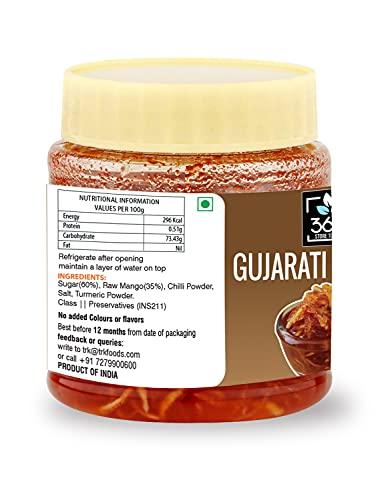 365 STORE TO DOOR 365 STORE TO DOOR Gujarati Chundo, 750g | Aam Chunda | Keri Ki Chutney | Indian jam | Mango Chhundo Pickle | Homemade, Low Sugar, No Preservatives, No Oil | 100% Pure & Hygiene | Ready to Eat