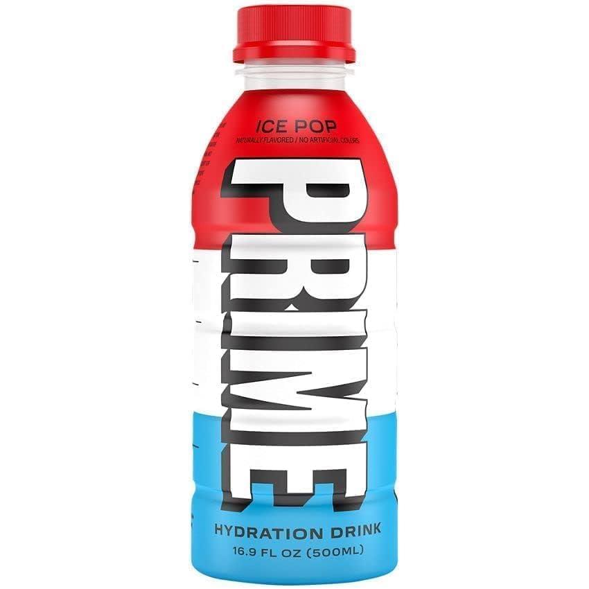 Generic Prime Drink Sports & Energy Drink Is Loaded With Electrolytes With Zero added sugar By ksi & Logan Paul 500 ml (Ice Pop)