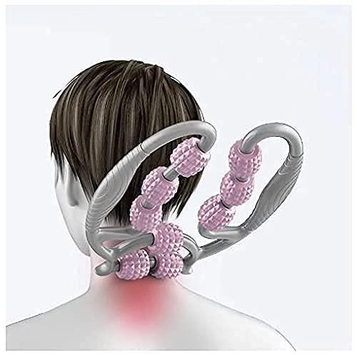 Zorzel Zorzel U Shape Yoga Massage Roller 8 Wheels Trigger Point for Arm Leg Neck Muscle Body Fatigue Lifted Tool Health Therapy Care Stress