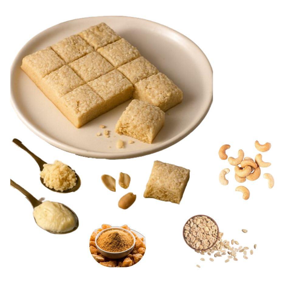 LONAVALA FOODS Lonavala Mawa Malai Chikki, 500g | No Added Preservatives and Colours | Lonavala Foods at your doorstep