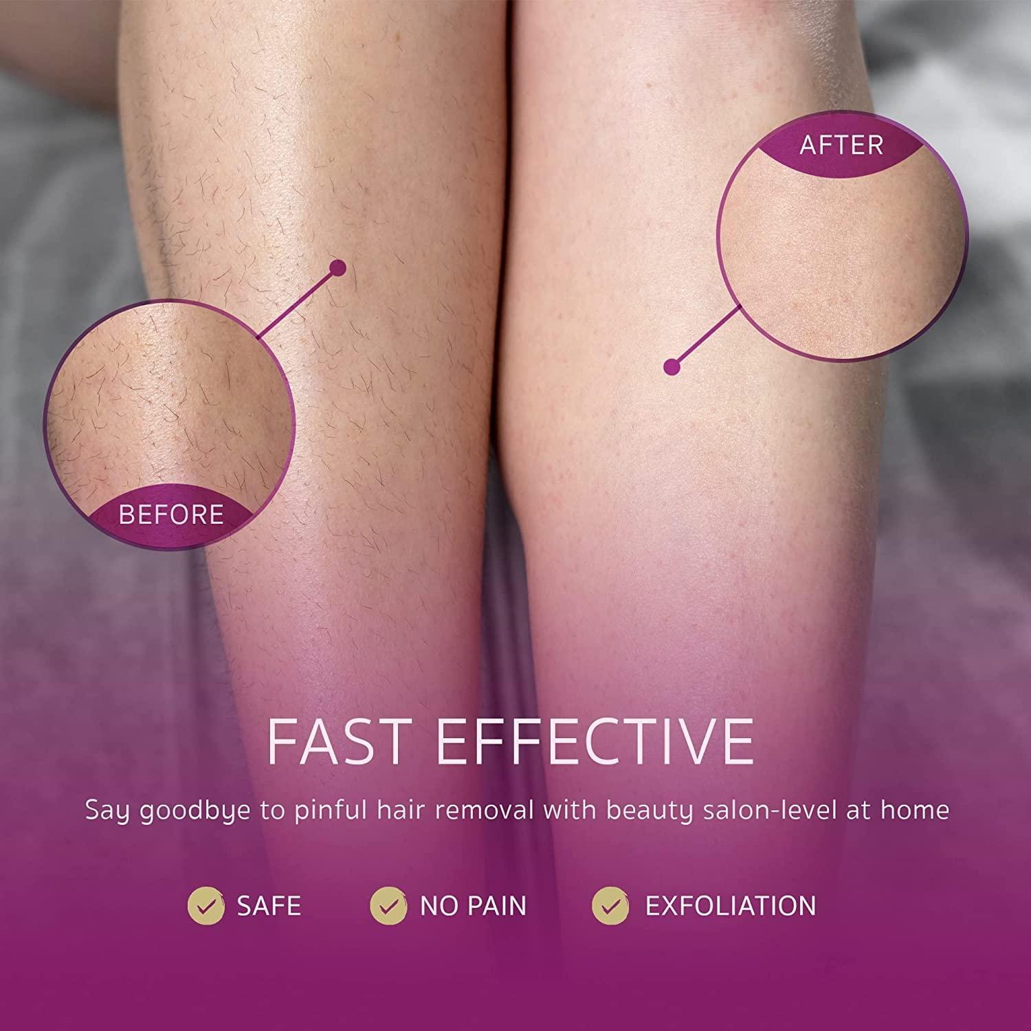 Arabella Retail Arabella Retail Crystal Hair Eraser for Women and Men,Magic Hair Eraser Crystal Hair Remover,Exfoliation Hair Removal Tool for Arms Legs Back - Fast & Easy, Reusable & Washable, Portable Epilator