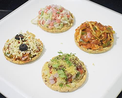 Grainito's Nutrie Crackers Multi grain Puffed Rice Cake with Seeds Oats and Soya (Garlic) Most Popular pack of 2