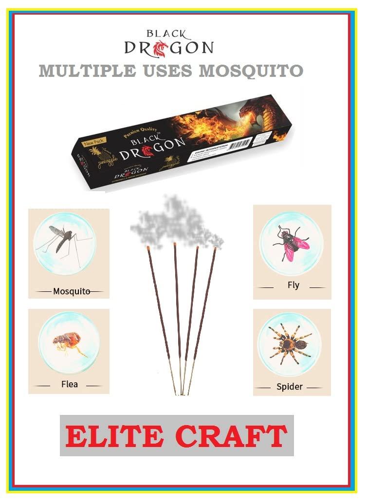 ELITE CRAFT lotsfut Black Dragon MOSQUTIO Stick for Herbal (Pack of 1)