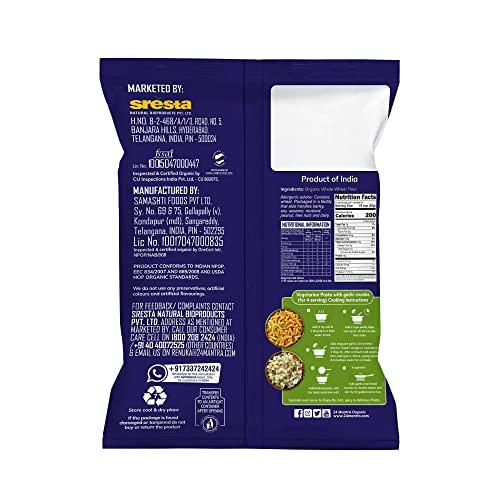 24 Mantra Organic 24 Mantra Organic Wholewheat Fusili Pasta, 0% Maida, 100% Wholewheat Pack of 2, 2 x 500 g