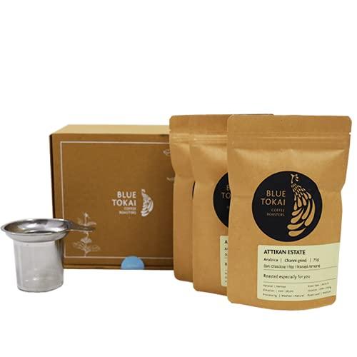 Blue Tokai Coffee Roasters Blue Tokai Coffee Starter Kit with Channi & Assortment Pack Coffee (Medium Dark Roast)