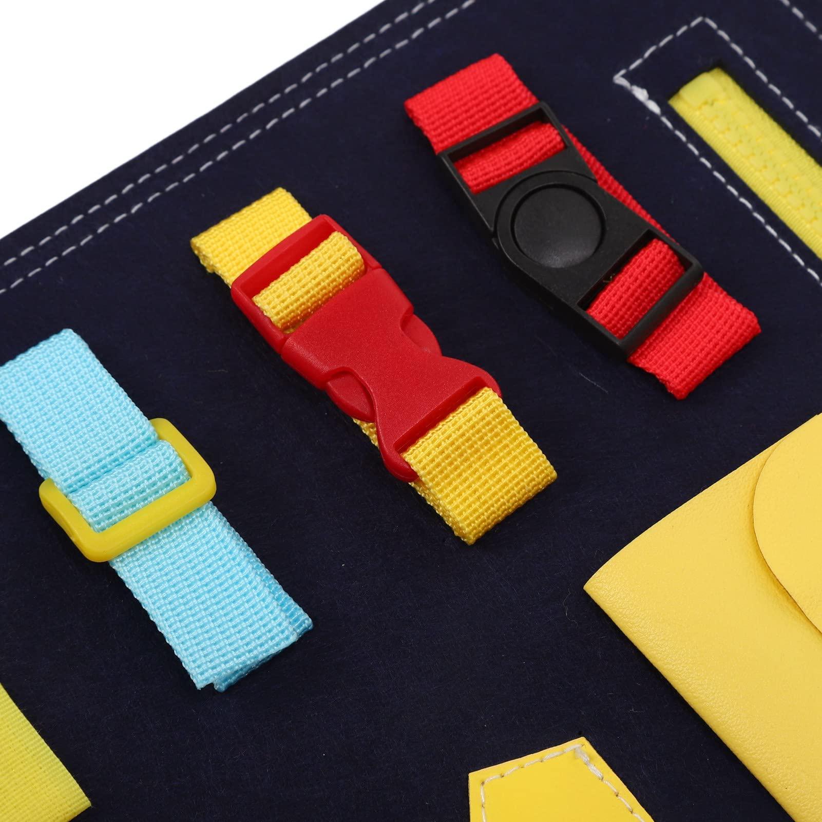 RTLR Activity Board Toy, Sensory Board Zip Button Design Interesting Anxiety Relief for Dementia for Seniors