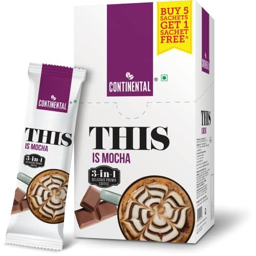 Continental This Continental THIS 3 in 1 Flavour Coffee Premix Combo (Creamy + Hazelnut + Cappuccino + Caramel + Mocha), 708gm (GIFT/FESTIVE PACK)