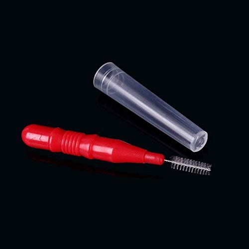 sazoley 50Pcs/Set Interdental Brush Gum Oral Hygiene Dental Floss Soft Plastic Tooth Brush Orthodontic Toothpick for Teeth Cleaning Oral Care