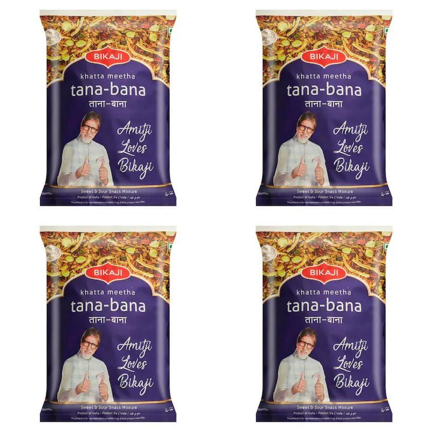 Generic Bikaji Tana Bana Khatta Meetha 400g (PACK OF 4)