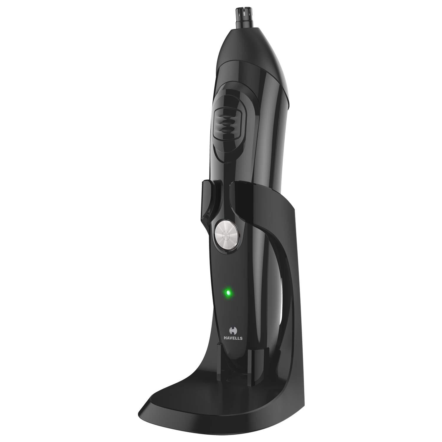 Havells Havells GS6400 Quick Charge Multi-Grooming Kit with Beard, Detail and Nose Trimmer, 50 ,Minutes Runtime (Black)