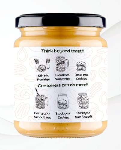 hs HAPPY SPREADS WAY TO HAPPY HEALTH Peanut Butter From Happy Spreads | All Natural | Gluten Free | Vegan | Cholesterol Free | Glass Jar | 300 Grams (Chocolate Creamy)