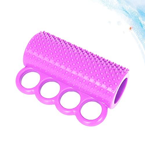 HEALLILY 1pc Silicone Grip Ring Hand- Muscle Developer Finger Grip Ball Strength Trainer Fitness Wrist Trainer