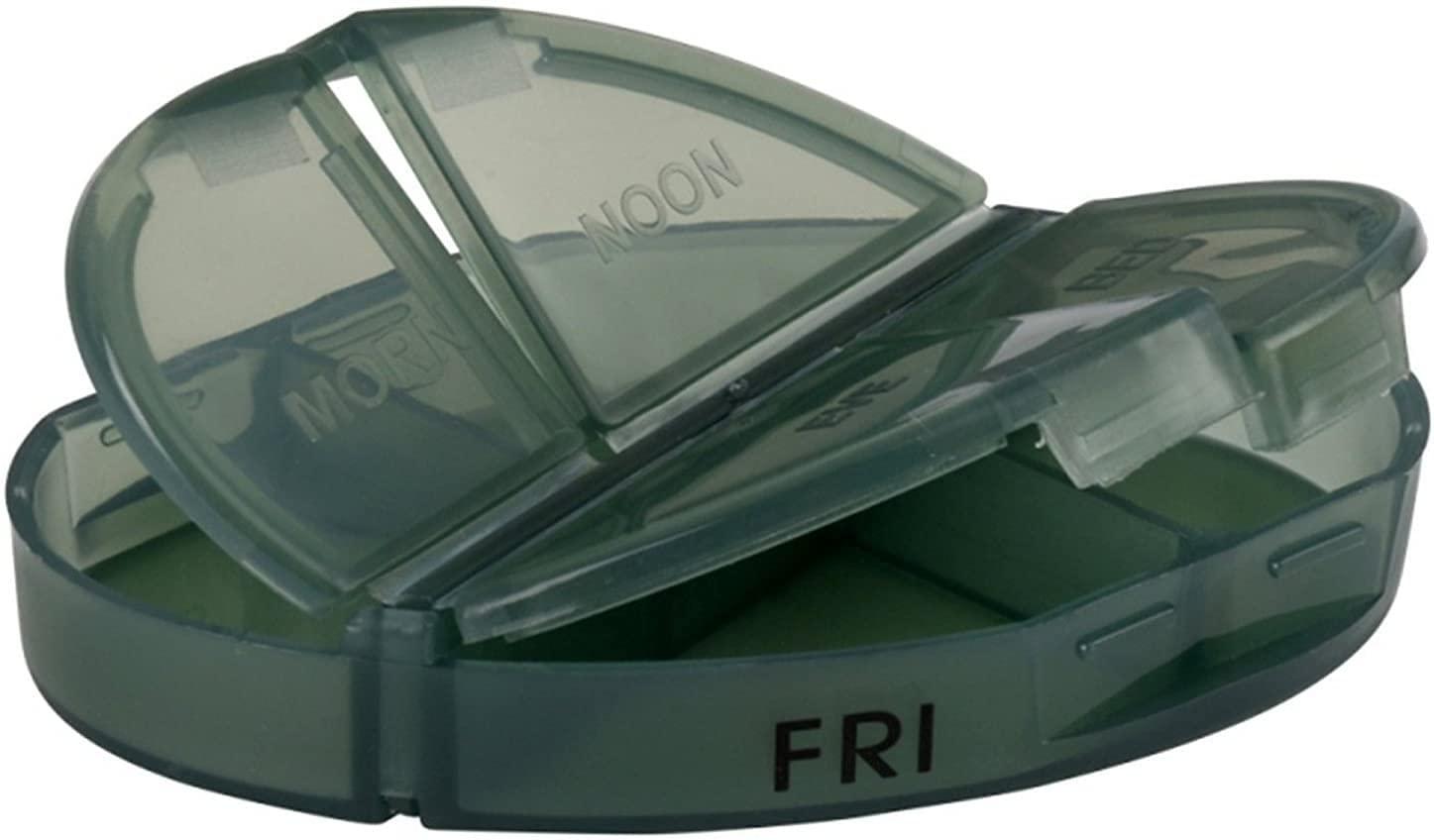 Trade Fashion INTELLIE Trade Ventures Pill Pro Navi 7 Day Weekly Tablet Medicine Storage Box with 4 Compartments/Pill Dispenser