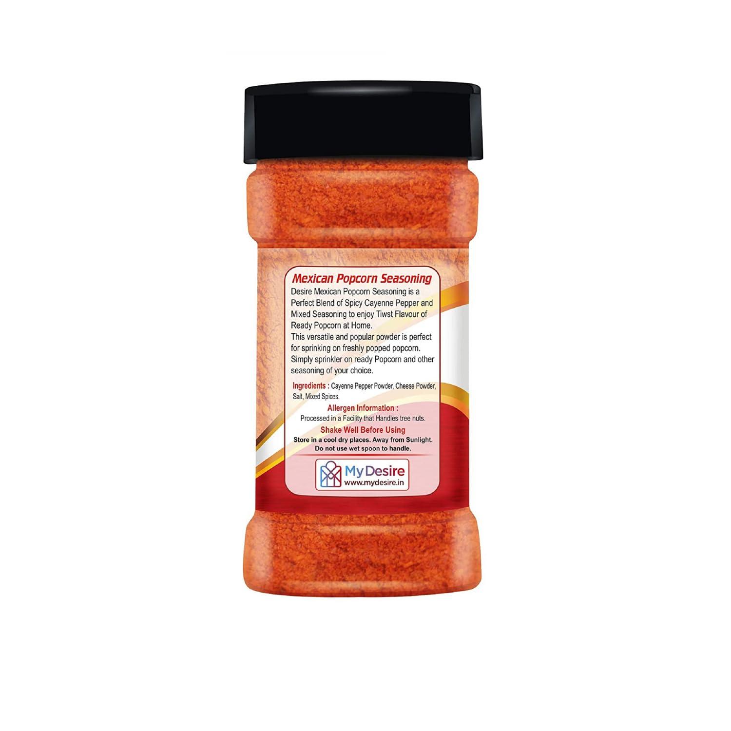 Desire Desire Mexican Popcorn Seasoning Powder 400g | Perfect for Popcorn, Nachos, Pasta, Pizza | Delicious Sprinkle on French Fries | Flavorful and Versatile Seasoning