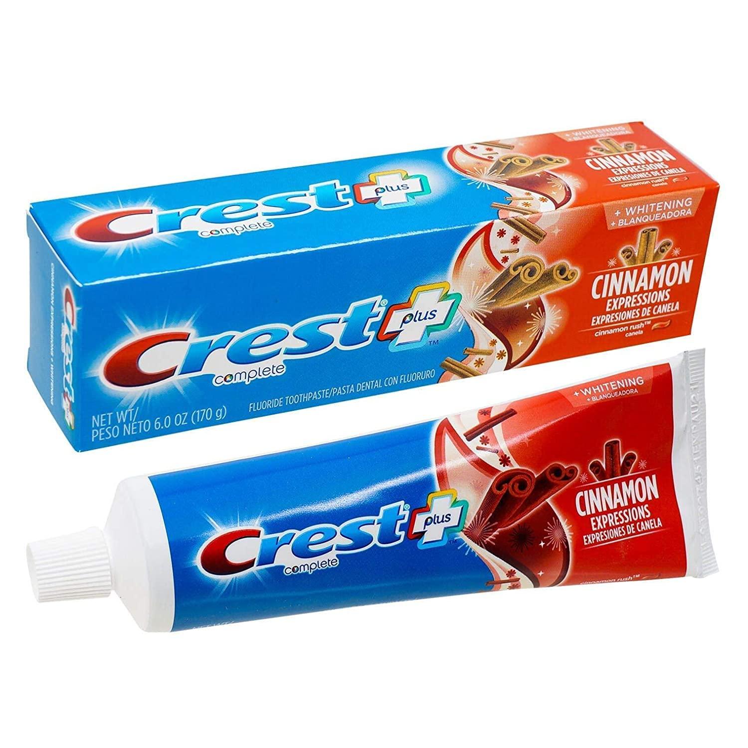 Crest Crest Cinnamon Toothpaste, 6 Ounce, Pack of 2