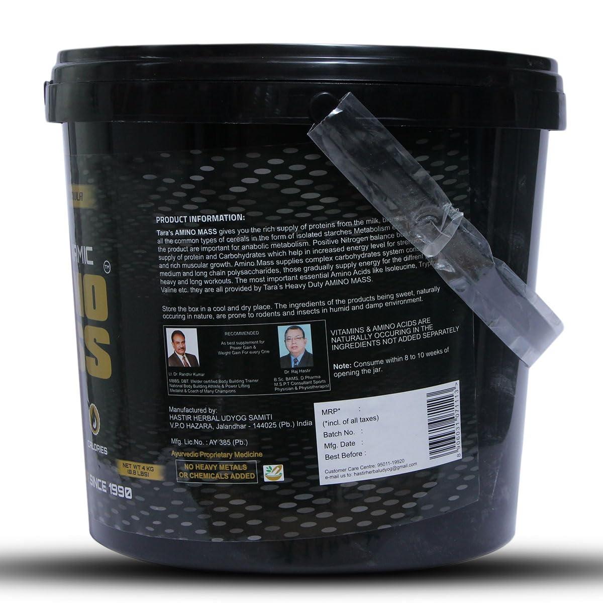 Generic AMINO Mass Gainer Protein Powder Supplement with Dietary Fibre and Vitamin and Minerals (1000g)