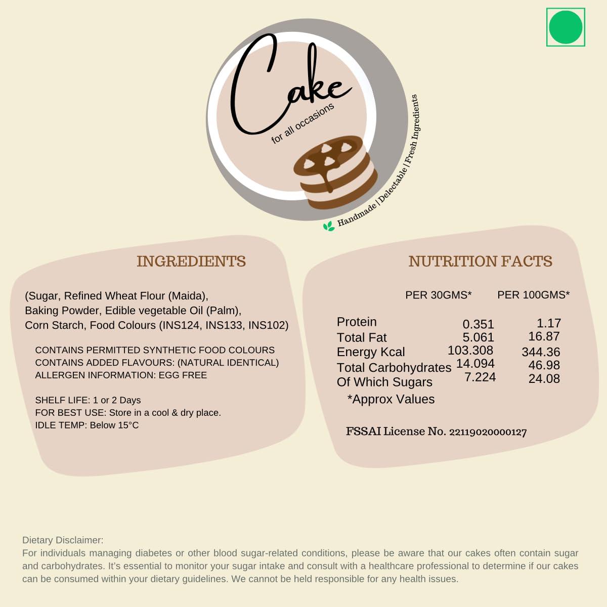 BIGWISHBOX Bigwishbox Best Combo | Chocolate Cake 500g | Fresh Flowers (10 Red Roses Bouquet) | 02 Silk Chocolates | 01 Greeting Card | Birthday/Anniversary Gift | Sameday/Nextday Delivery