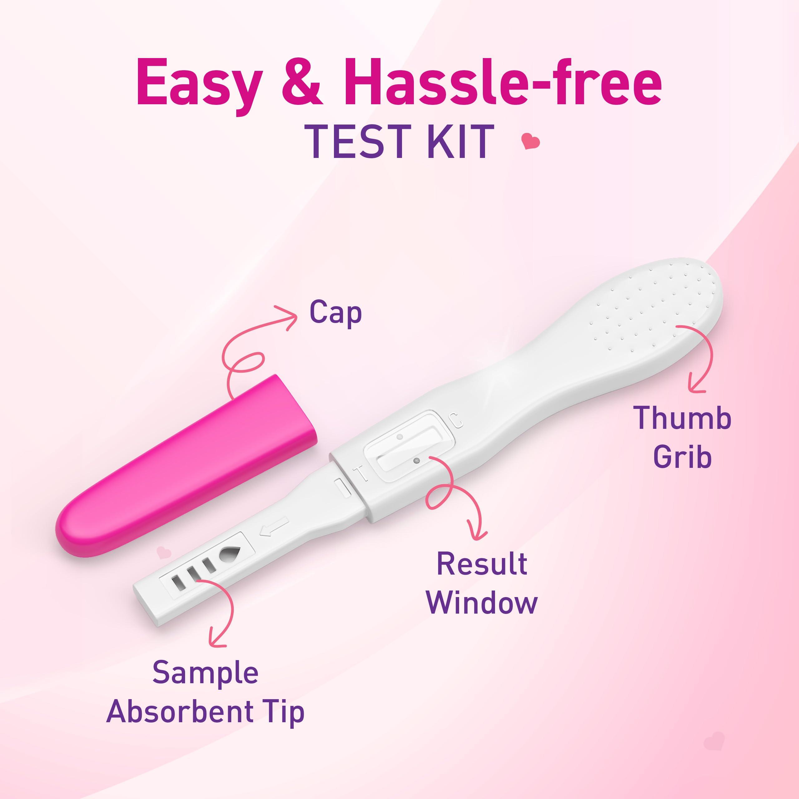 Prega News Prega News Advance, HCG Home Pregnancy Test, Midstream Urine Test Kit, One Step Pregnancy Test, Easy to Use, Accurate Result in Just 3 Minutes x Pack of 1 (2)